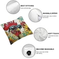 thumbnail image 4 of Acheng Funny Farm Animals Decorative Throw Pillow Covers Set of 2, Spring Summer Rooster Sheep Donkey Sunflower Outdoor Pillowcase, Keep It Sassy Stay Awhile Fall Cushion Case Home Decor White, 4 of 6