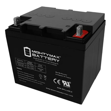 12V 50AH Replacement Battery compatible with Minn Kota Trolling Motors