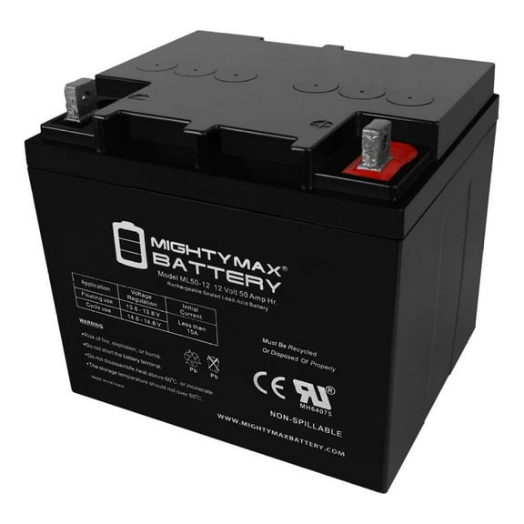 12V 50AH Replacement Battery compatible with Minn Kota Trolling Motors