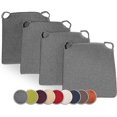 thumbnail image 1 of 4 chair pads in the shape of a trapezoid, Dimensions: 42 (rear) 35 (behind) x 40 x 5 cm, 1 of 5