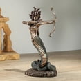 thumbnail image 5 of Veronese Design 6 1/8 Inch Furious Medusa Shooting Arrow Resin Sculpture Bronze Finish, 5 of 5
