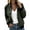 Army Green, variant on Black Bomber Jacket Women Lightweight Long Sleeve Zip Up Fall Jacket with Pockets