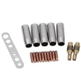 thumbnail image 1 of 18pcs Welding Torch Kit Contact Tip 0.8mm M6 & Tips Holder Difuser & Cup For Mb15 15ak Mig Welding, 1 of 5