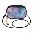 thumbnail image 2 of FORMRS Mini Crossbody Bag for Women Adjustable Rope Shoulder Casual Phone Purse, Pink Marble Pattern, 2 of 7