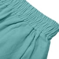 thumbnail image 4 of Swanpen Women's Solid Color Wide Leg Capri Cropped Pants Loose Relaxed Casual Trousers for Summer Daily Wear, 4 of 8
