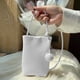 thumbnail image 5 of Bolso de hombro para teléfono celular de cuero sintético, mini billetera con correa para el hombro, bolso de mensajero para mujer, color blanco, 5 of 14