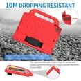 thumbnail image 4 of iPad 9th Generation 10.2-inch Case,Dteck Shockproof EVA Foam Kids Friendly Handle Kickstand Hand Strap Case for iPad 8th/7th Gen 10.2" Lightweight Protector Cover with Shoulder Strap,Red, 4 of 10