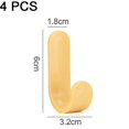 thumbnail image 2 of Wall Adhesive Hooks Heavy Duty, Waterproof Self Adhesive Hooks Reusable Ceiling Adhesive Hooks,2438, 2 of 5