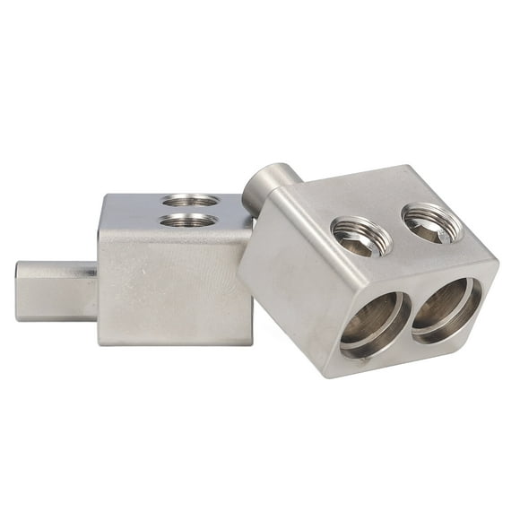 Reducores de Entrada de Amplificador, Amplificador de audio A Prueba de Óxido de Cobre Puro Níquel Plato -Con 2 PCS Resistencia Ácida Dual 1/0 Medidor A 1/0 Medidor Párrica