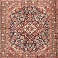 thumbnail image 1 of Ahgly Company Machine Washable Indoor Square Traditional Fire Brick Red Area Rugs, 5' Square, 1 of 7