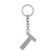 thumbnail image 1 of Up to 65% Off 26 Letters Key Ring Chain Unisex Keychain Fashion New Alphabet Keyring Gift Necklace Rings Earring Jewelry on Clearance, 1 of 1