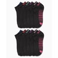 thumbnail image 2 of Reebok Calcetines invisibles para mujer, 12 pares, corte bajo, negros, 2 of 7