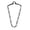 Silver, variant on Size one size Men's Figaro Style Link Tie Chain