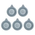 thumbnail image 2 of 5-Pack Shower Drain Hair Catcher | Tub & Sink Drain Cover with Suction Cups | Multi-Color Drain Strainers for Bathroom & Kitchen | Helps Prevent Clogs, 2 of 7