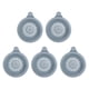 thumbnail image 2 of Paquete de 5 cubiertas para coladores de desagüe | Atrapacabellos para ducha y lavabo, bañeras y desagües de baño | Protectores de desagüe antiobstrucción con ventosas | Blanco, gris, negro, azul y, 2 of 7