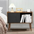 thumbnail image 6 of Luku Record Player Stand, End Table with Charging Station, Vinyl Storage Table Holds Up to 220 Albums, Turntable Stand, Retro Stereo Stand, Vinyl Record Holder for Living Room, 6 of 7