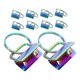 thumbnail image 5 of Raindrops 10Ud Clips Para Llaveros Multicolor Para Accesorios De Bolso Con Y Fácil De Usar, 5 of 7