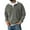 Gray, variant on Men's Quarter Zip Pullover Sweatshirt, Mock Neck Solid Long Sleeve Casual Top for Fall Winter, Daily Wear,Army Green,L