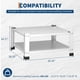 thumbnail image 2 of Yeshouse Pedestal para lavadora y secadora, soporte de acero resistente de 71 cm de ancho y 35 cm de alto, capacidad de 362 kg, base elevadora universal, 2 of 6
