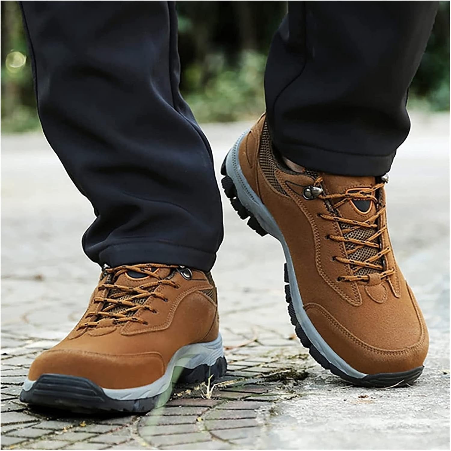 Hiking Shoes for Men, Men's Good Arch Support Outdoor Breathable Walking Shoes, Orthopedic Shoes for Men, Suit for Outdoor Activity Hiking Walking