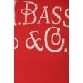 thumbnail image 3 of G.H. Bass & Co. Womens Solid Logo Graphic T-Shirt, Red, X-Small, 3 of 3