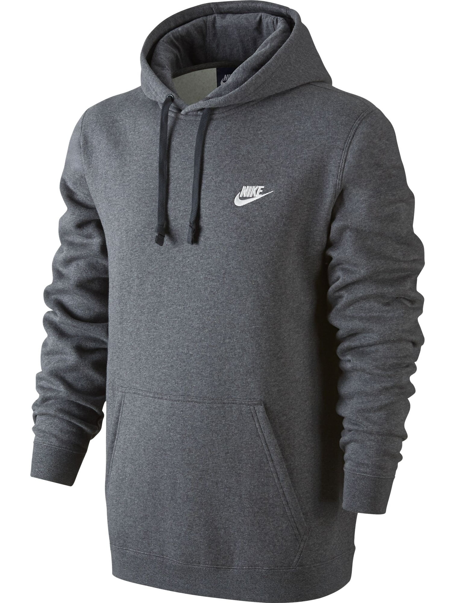 Nike NSW Club Fleece Pullover Men's Hoodie Grey 804346-071 - Walmart.com