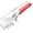 (YY)B, variant on 10.24in Stainless Steel Double-Sided Spatula Tongs, Non-Slip Red Handle Cooking Turner for Steak Fish Frying Grilling