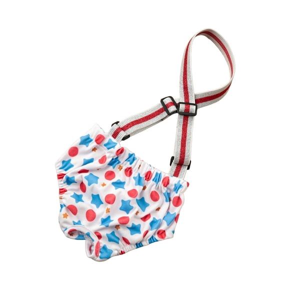 Perros grandes: pantalones fisiológicos ajustables para mascotas, transpirables, lavables y reutilizables, con arnés para uso en interiores y exteriores.