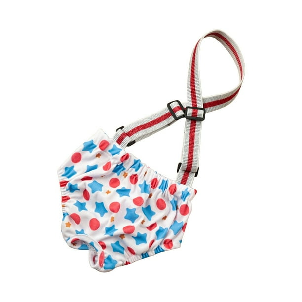 Perros grandes: pantalones fisiológicos ajustables para mascotas, transpirables, lavables y reutilizables, con arnés para uso en interiores y exteriores.