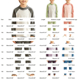 thumbnail image 4 of YunPes Unisex Kids Spring Fall Outfits Contrast Raglan Long Sleeve Pullovers & Pants Kids Soft Cozy Loungewear Set 2pcs, 4 of 5