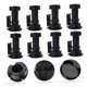 thumbnail image 5 of unbranded 12Ud Patas Ajustables Para Muebles En Negro Pies Niveladores Para Gabinete Resistentes Y Fáciles De Instalar, 5 of 8