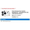 thumbnail image 2 of Power Steering Power Cylinder Rebuilding Kit - Compatible with 1962 - 1968 Chevy Chevy II 1963 1964 1965 1966 1967, 2 of 2