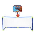 thumbnail image 3 of Mini Basketball Soccer System Backboard Football Guard Balls Kit Kids Toy Set for Indoor Outdoor, 3 of 10