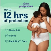 Always Discreet Postpartum and Adult Incontinence Underwear for Women, Size S/M, Maximum Protection, 14 Count