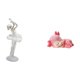thumbnail image 1 of Figura moderna de cierva bailarina, escultura artística creativa para decoración de dormitorio, oficina, entrada o mesa. Artesanía de fina elaboración, 1 of 7