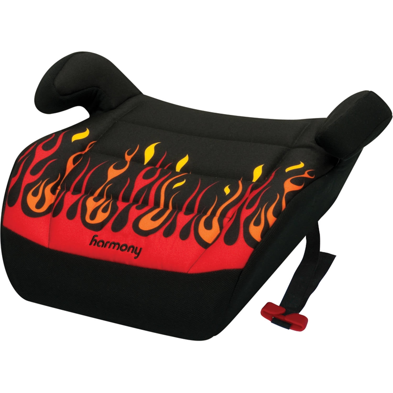 Harmony Juvenile Youth Backless Booster Car Seat, Hot Rod