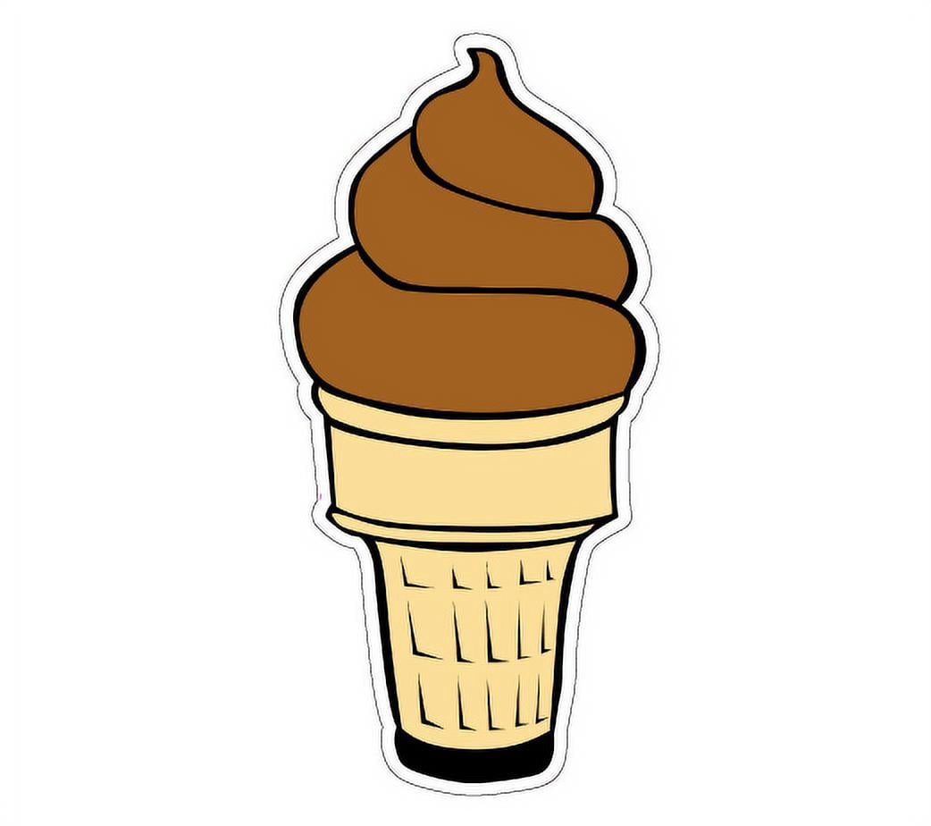 Choose a Size Ice Cream Soft Serve DECAL Concession Food Truck Sticker 