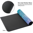 thumbnail image 2 of Marble Texture Gaming Mouse Pad XL, Extended Large Full Desk Mousepad 31.5x11.8 Inch, Waterproof Big with Stitched Edge, Non-Slip Long Keyboard Mat for Office & Home Caburywe, X-Large, 2 of 6