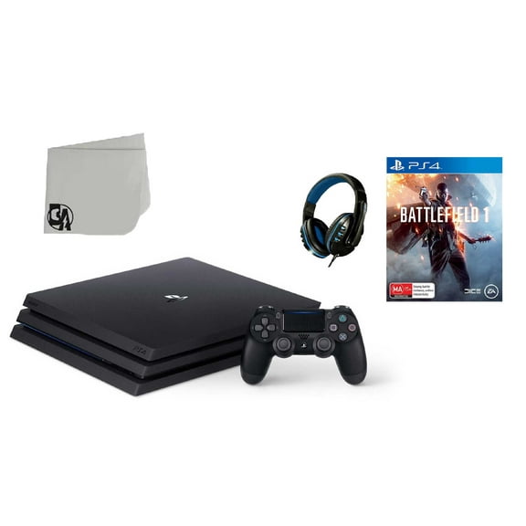 Pre-Owned Sony PlayStation 4 PRO 1TB Gaming Console Black with Battlefield 1 BOLT AXTION Bundle ( )