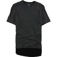 thumbnail image 1 of I.N.C Mens Colorblocked Basic T-Shirt, heatheronyx, M, 1 of 1
