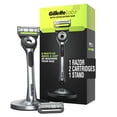 thumbnail image 1 of Gillette GilletteLabs - Maquinilla de afeitar para hombre con barra exfoliante, kit de afeitado para hombre, incluye 1 asa, 2 recambios de cuchillas de afeitar, 1 soporte magnético de alta, 1 of 8