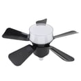 thumbnail image 1 of Ceiling Fan Lamp, E26 LED Ceiling Fan with Light 3 Colors Dimmable, Quiet Screw in Base, Timer Function APP Control, Ideal for Bedrooms, Bathrooms, and Kitchens, 1 of 7