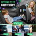 thumbnail image 4 of Todays Kids 2 Pack Kick Mats Back Seat Protector - Backseat Car Organizer for Kids, Car Storage Organizer, Back Seat Cars Organizers, Cars Organizers Backs Seats, Travel Accessories, 4 Pockets, 4 of 8