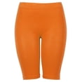 thumbnail image 1 of Gravity Threads Ladies Legging Shorts - Neon Orange, 1 of 2