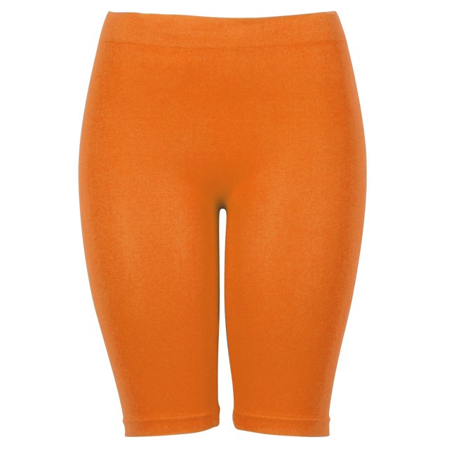 Gravity Threads Shorts Leggings pour Femmes - Orange Néon