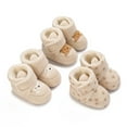thumbnail image 7 of Baozhu Baby Soft Booties Warm Cozy Baby Slippers Newborn Booties Non-Slip and Adjustable Infant Crib Shoes for Boys Girls, 7 of 7