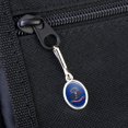thumbnail image 3 of North Dakota State Flag Antiqued Oval Charm Clothes Purse Suitcase Backpack Zipper Pull Aid, 3 of 3