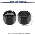 thumbnail image 4 of Unique Bargains 1 Pcs AN12 Universal Female Flare Cap Port Plug Block Off Fitting Nut Adapter Black, 4 of 6