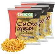 Glicks Thin Chow Mein Noodles, 10oz 3 Pack, Thin and Crisp, No Artificial Flavors or Colors, Certified Kosher