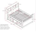 thumbnail image 4 of CorLiving Madison Full/Double Captain's Bed, 4 of 4